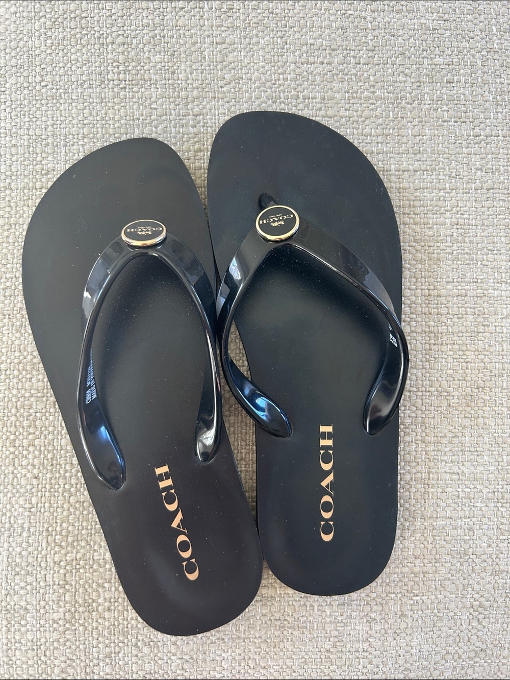 Coach flip flops